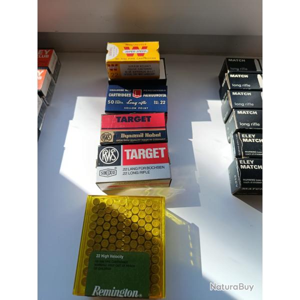 Lot de balles 22 LR