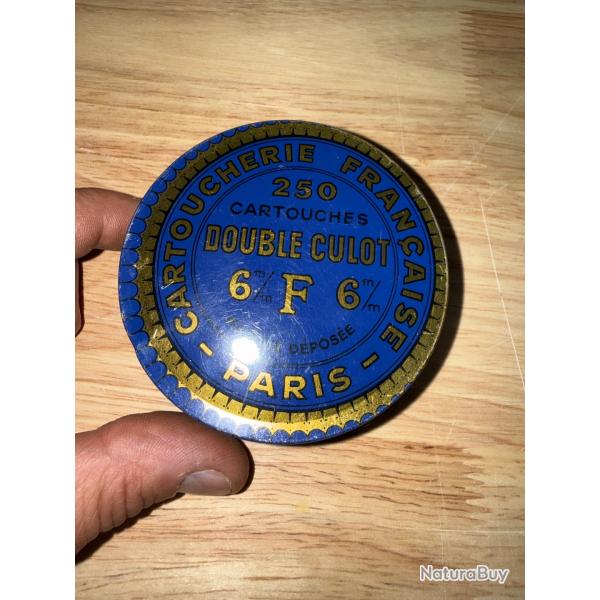 1 boite de  250 cartouches     6mm BOSQUETTE double culot CARTOUCHERIE FRANCAISE