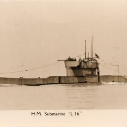 Carte postale sous-marin H.M. Submarine L.16 -N&deg;8137