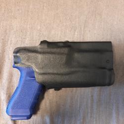 Holster professional US Duty Gear pour Glock 17 avec lampe TLR-1 + Blue Gun