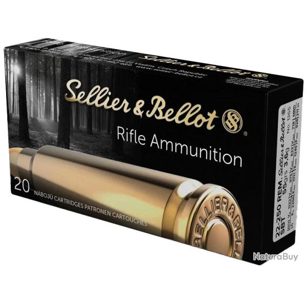 Balles Sellier & Bellot SBT 22-250 Rem