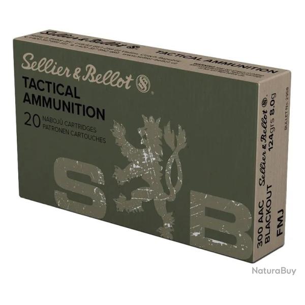 Balles Sellier & Bellot FMJ 300 AAC BlackOut 8g