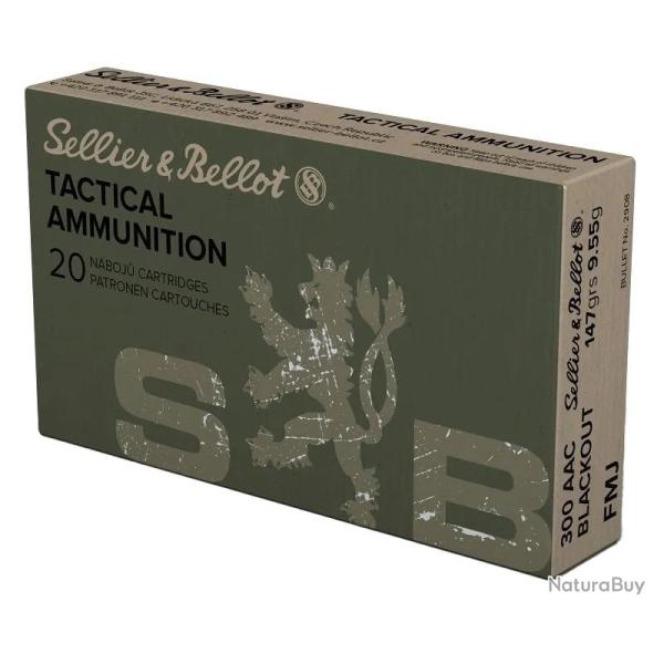 Balles Sellier & Bellot FMJ 300 AAC BlackOut 9,55g