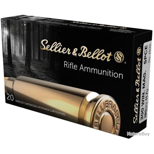 Balles Sellier & Bellot SPCE 300 Win Mag 180gr