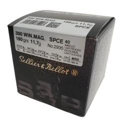 Balles Sellier & Bellot SPCE 300 Win Mag 180gr x40