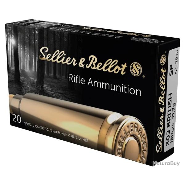 Balles Sellier & Bellot Soft Point 303 British 180gr
