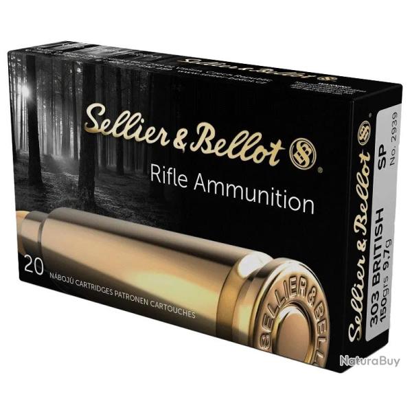 Balles Sellier & Bellot Soft Point 303 British 150gr
