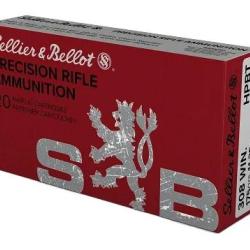 Balles Sellier & Bellot HPBT 308 Win 175gr