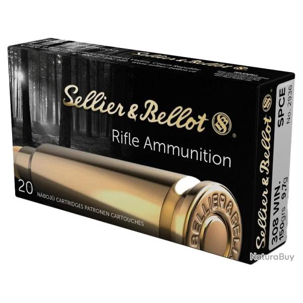 Balles Sellier & Bellot SPCE 308 Win 150gr