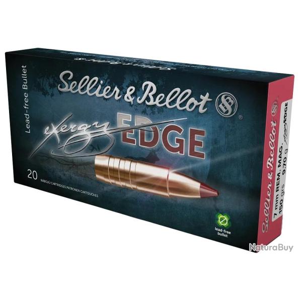 Balles Sellier & Bellot Exergy Edge 7mm Rem Mag 150gr