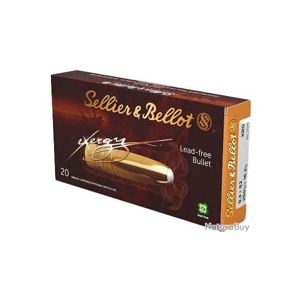 Balles Sellier & Bellot XRG 9,3x62 250gr