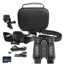 Jumelles Vision Nocturne NV8300 3D 36MP 300m IR Zoom 8X &Eacute;cran Double Chasse Surveillance carte 32 Go