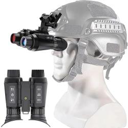 Jumelles Vision Nocturne NV8300 3D 36MP 300m IR Zoom 8X &Eacute;cran Double Chasse Surveillance carte 32 Go