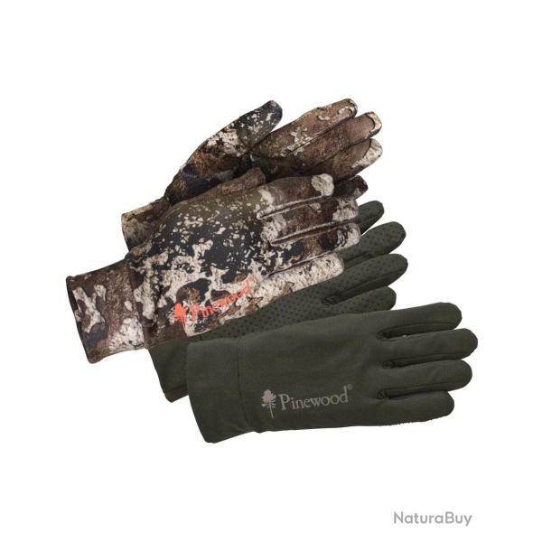Lot de 2 Gants Sous-gants Pinewood Furudal Strata Green - XL/2XL