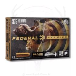 20 balles TROPHY BONDED SLEDGEHAMMER Cal.375 HH MAG 300Grs FEDERAL