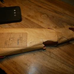 Rare crosse neuve d'&eacute;poque de LEE ENFIELD N&deg;4 avec son emballage d'origine