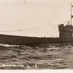 Carte postale sous-marin L19 -N&deg;8123
