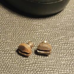 Militaria Allemand WW1 / WW2 Lot de 2 Vis S&eacute;curit&eacute; Mauser G98 / 98k