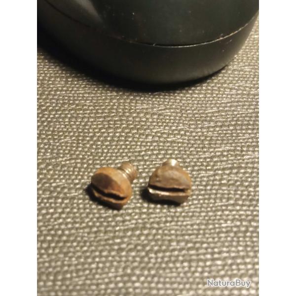 Militaria Allemand WW1 / WW2 Lot de 2 Vis S�curit� Mauser G98 / 98k