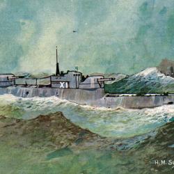 Carte Postale H.M. Submarine X.1 -N&deg;8120