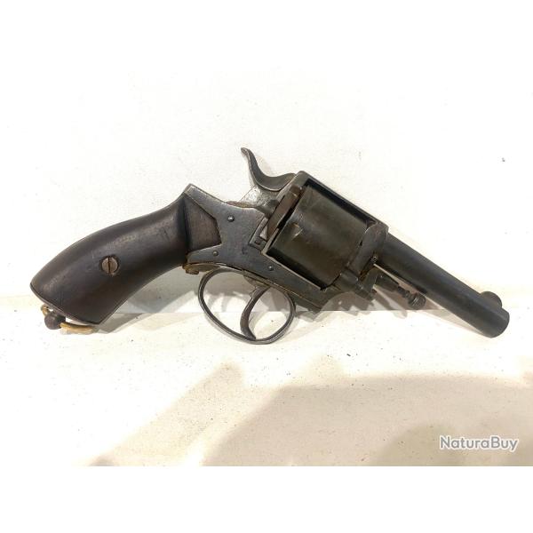 Ancien Revolver de collection ALM Belge Calibre 380 9mm longueur 20cm