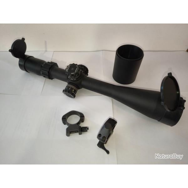 Lunette Sightron S-TAC 4-20x50 FFP MIL HASH-H ZERO STOP