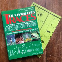 Le livre des traces d'animaux + poster - Brichetti & Gariboldi - De Vecchi 1993