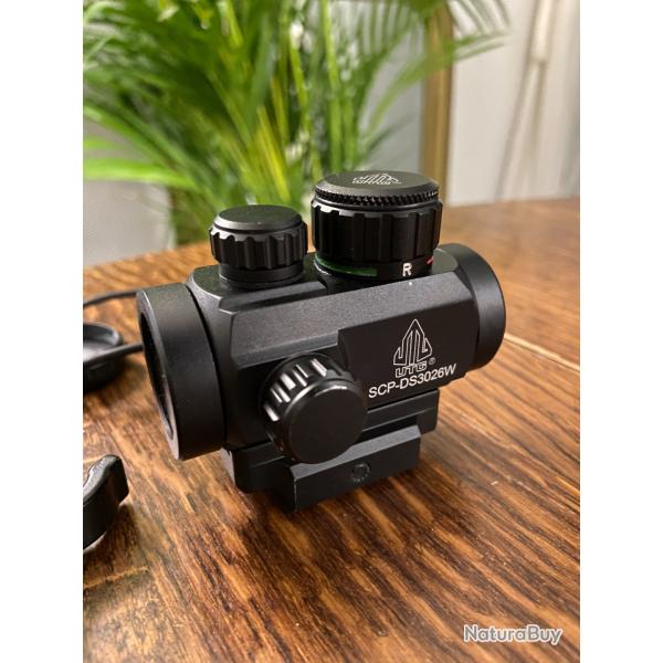 Red Dot Airsoft Viseur point rouge ITA CQB Noir - Marque UTG