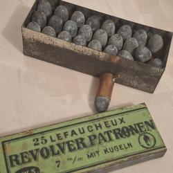 Boite de 25 balles &agrave; broche 7mm