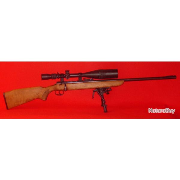 TOZ 03-12 MATCH 22LR avec Lunette de BENCH 10-40X50 + Bipied pivotant + Housse.