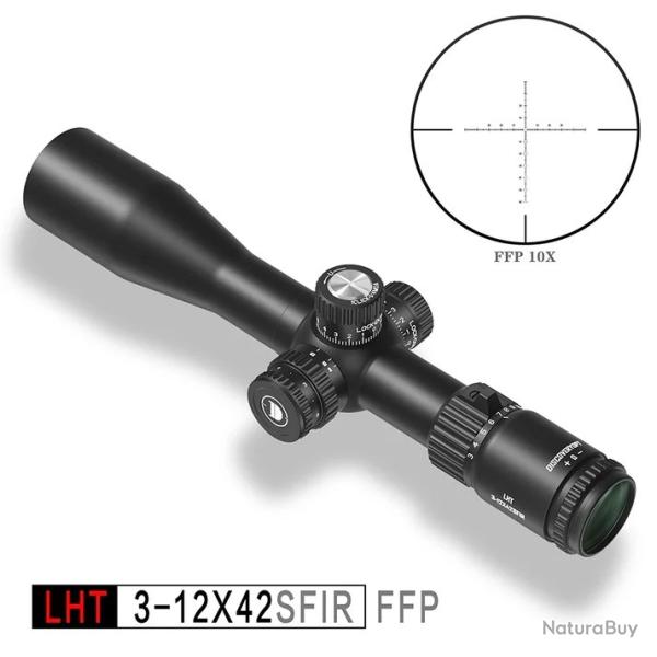 DISCOVERYOPT DISCOVERY LHT 3-12X42 SFIR FFP 30MM MOA