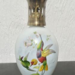 LAMPE BERGER LIMOGES DECOR OISEAUX