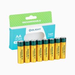 8 piles AA 2100 mAh Rechargeables