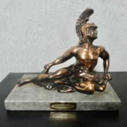 STATUETTE HERCULE SUR SOCLE
