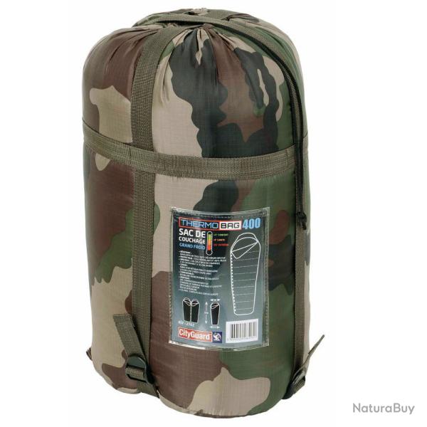 Op� Tactique !! Sac De Couchage ThermoBag 450 Grand Froid Camo CE D�perlant Cityguard