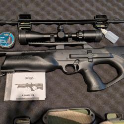 carabine walther pcp reign M2 5.5 19,9 joules + lunettes+ kit 60 joules et divers accessoires