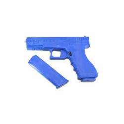 Ghost international R&eacute;plique Glock - Pistolet d'entra&icirc;nement - Bleu - 2 chargeurs amovibles - r&eacute;pliq