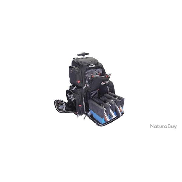 GPS Sac � dos � roulettes - Sac � dos � roulettes pour 4 armes de poing - noir