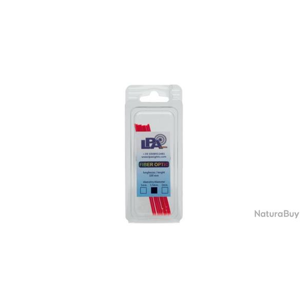 LPA Fibre optique dia 1.5mm long 100mm - Fibre optique dia 1.5mm long 100mm rouge (par 10)