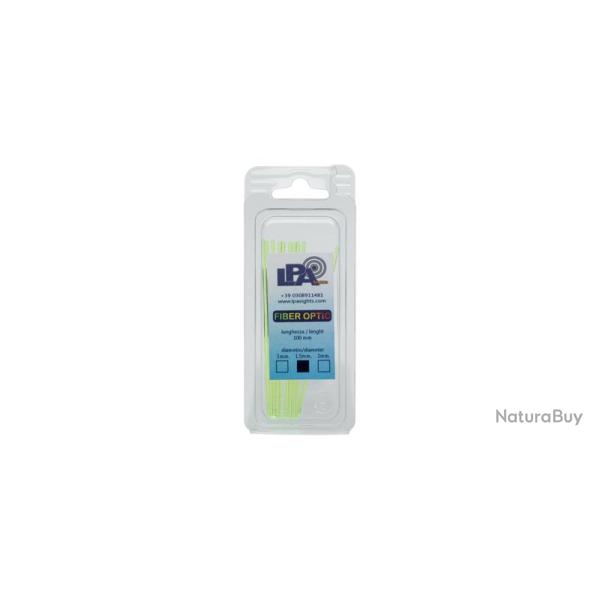 LPA Fibre optique dia 1.5mm long 100mm - Fibre optique dia 1.5mm long 100mm vert (par 10)