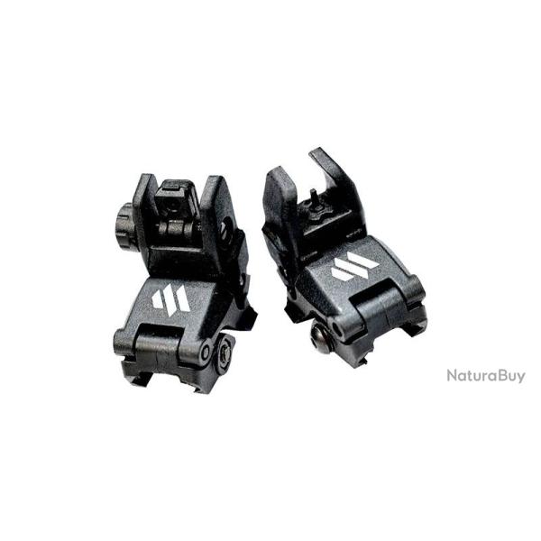 Meta Tactical Hausse et guidon polym�re noire - Hausse et guidon polym�re noir META Tactical