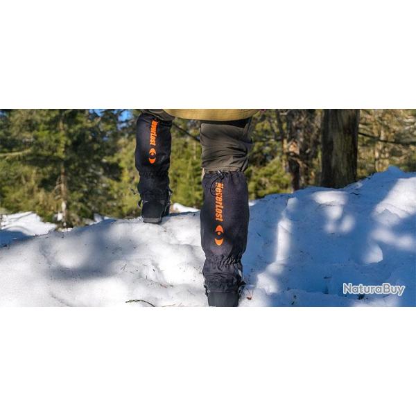 NeverLost Gu�tres - Gu�tres - Nylon Orange/Noir