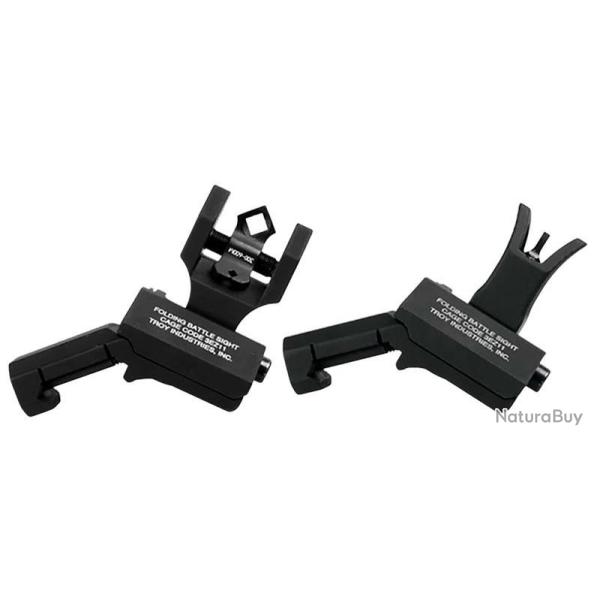 Troy Industries Vis�e m�canique 45� - Dioptrique (Diamant) pliable Vis�es de secours (TR121)