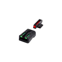 Truglo Hausse fixe et guidon Fibre Optique - Hausse fixe et guidon Fibre Optique - Pour Kimber - R&eacute;f