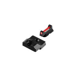 Truglo Hausse fixe et guidon Fibre Optique PRO - Hausse fixe et guidon Fibre Optique PRO - Pour CZ 7