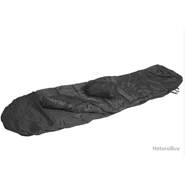 Op� Tactique !! Sac de couchage Mil-Tec Momie Noir Commando