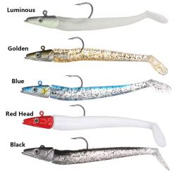 Lot 5 SHAD Anguille SOUPLE 16cm 34gr ENCHERE 1 EURO
