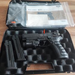 Mauser M20 premi&egrave;re main, vis&eacute;e fibre, 2 chargeur et lampe.