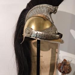 Casque de gendarme &agrave; cheval mod&egrave;le 1912