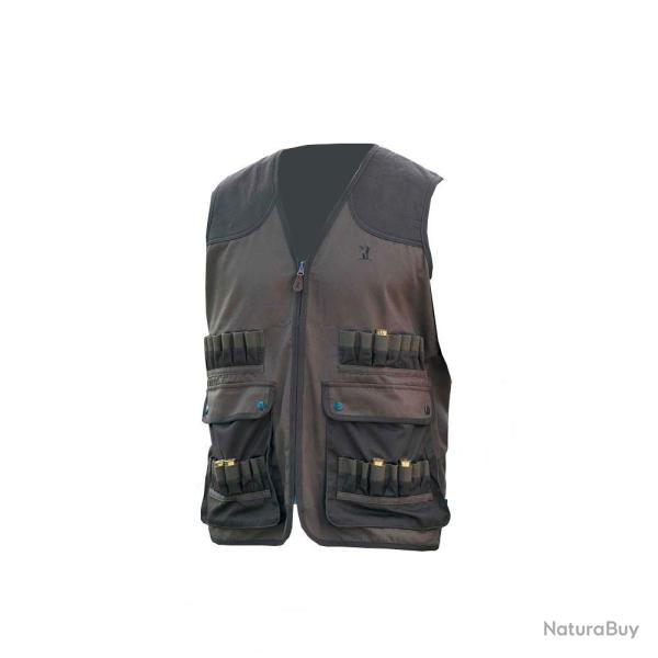 GILET GARRIGUE MARRON - S - PERCUSSION